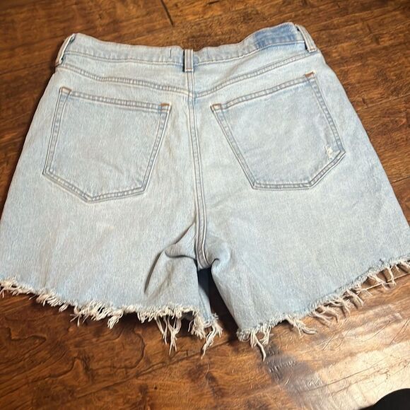 Abercrombie & Fitch Light Blue “The Dad Short” High Rise, size 10 - Picture 5 of 8